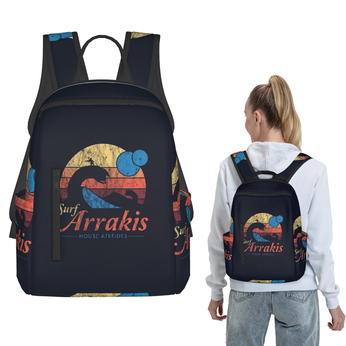 Women Bags Dune - حقيبة ظهر Visit Arrakis Distressed Surf