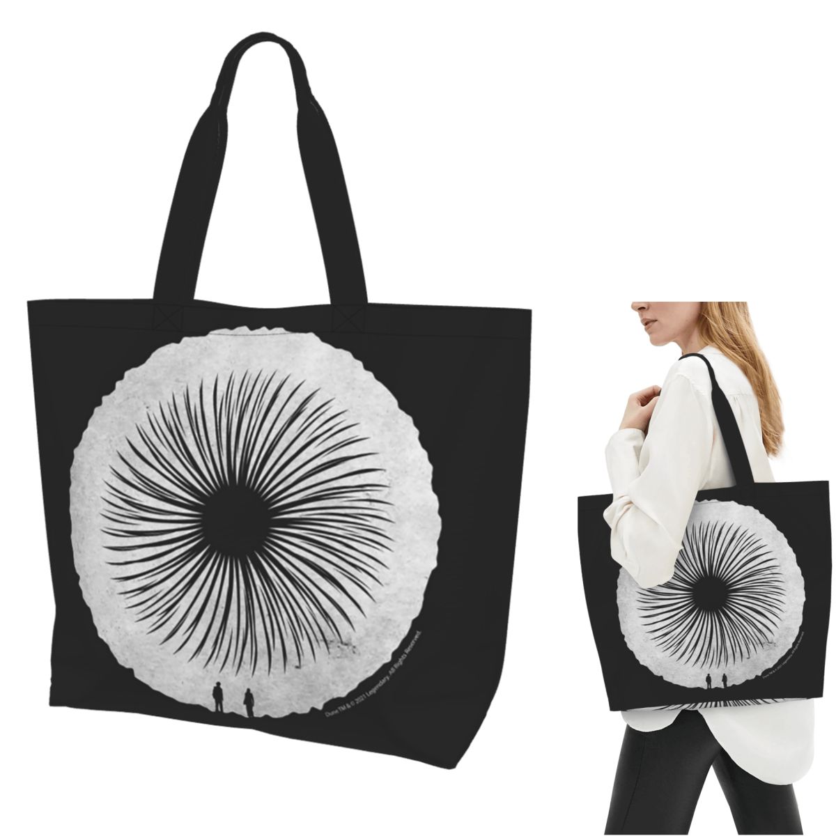 Women Bags Dune - حقيبة تسوق من القماش بتصميم فيلم