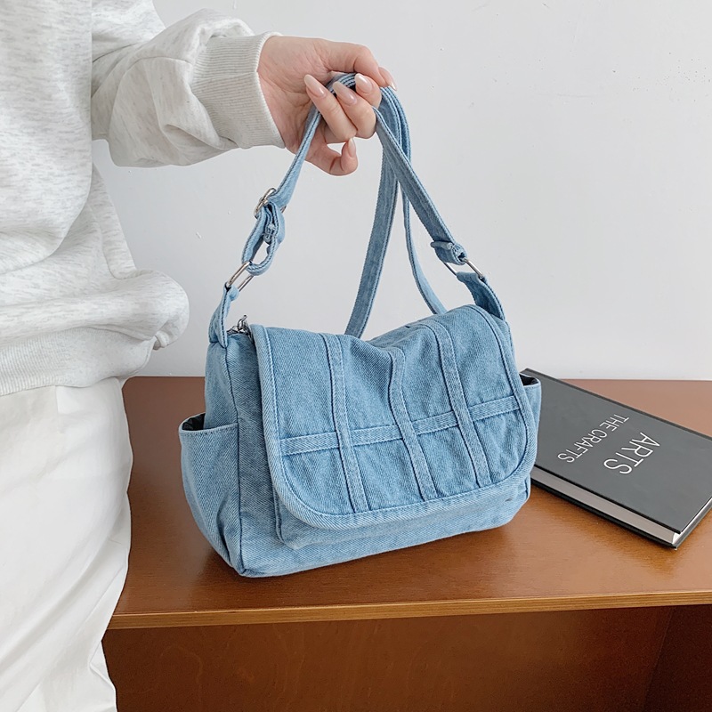 Women'S Kipling Bags - حقيبة كتف واحدة عصرية من الدنيم