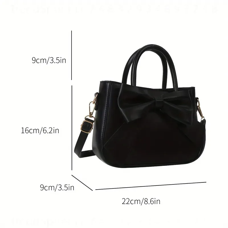 حقيبة يد أنيقة سوداء بفيونكة ل - مراجعة Women Bags For Work وسعره
