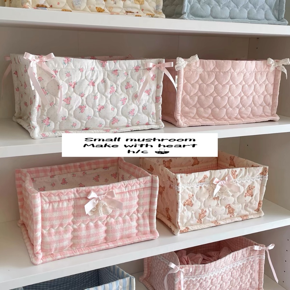 Ins مربع سلة التخزين زهرة القط - مراجعة Basket Bag Wicker وسعره