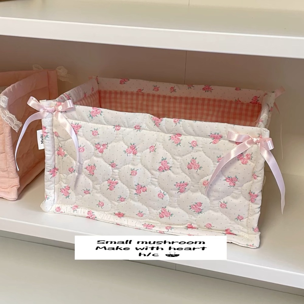 Ins مربع سلة التخزين زهرة القط - مراجعة Basket Bag Wicker وسعره