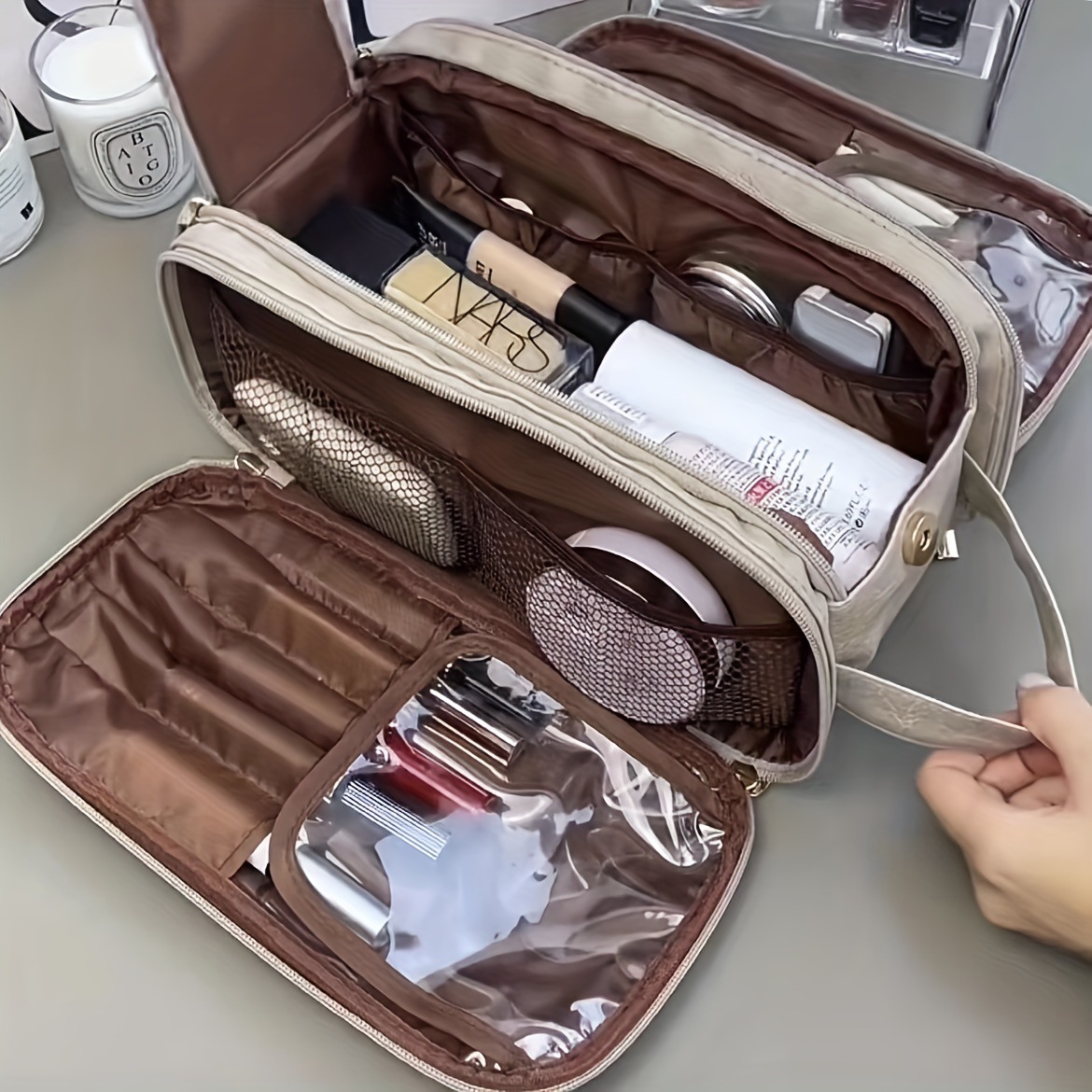حقيبة مكياج جديدة متعددة الوظا - مراجعة Women Bags Goyard وسعره