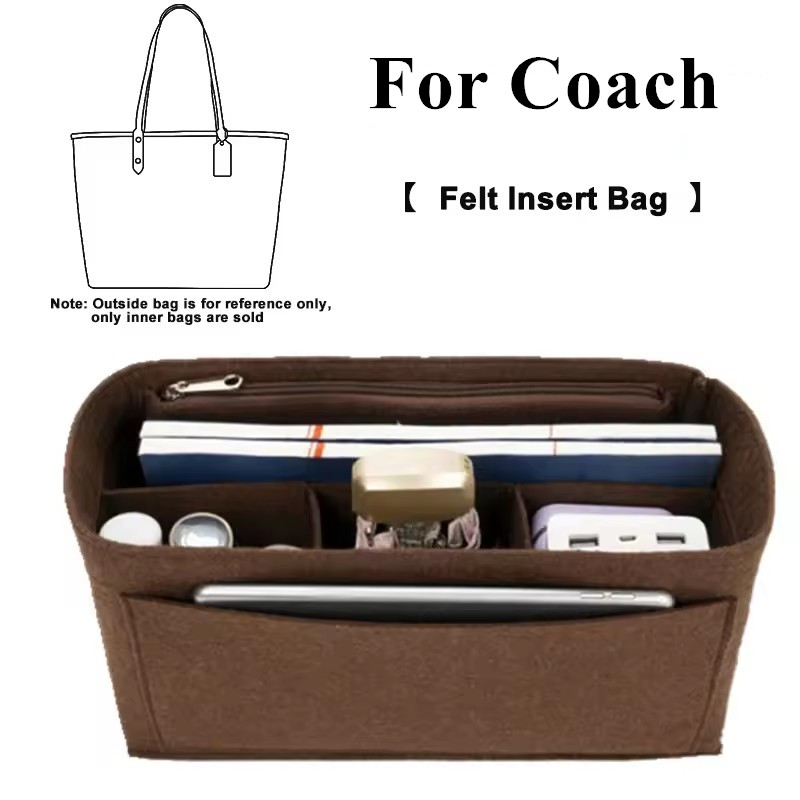 منظم حقيبة من اللباد مع جيوب د - مراجعة Women Bags Coach وسعره