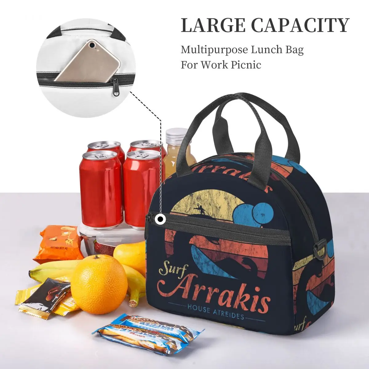 حقيبة غداء معزولة من فيزيت أرا - مراجعة Women Bags Dune وسعره