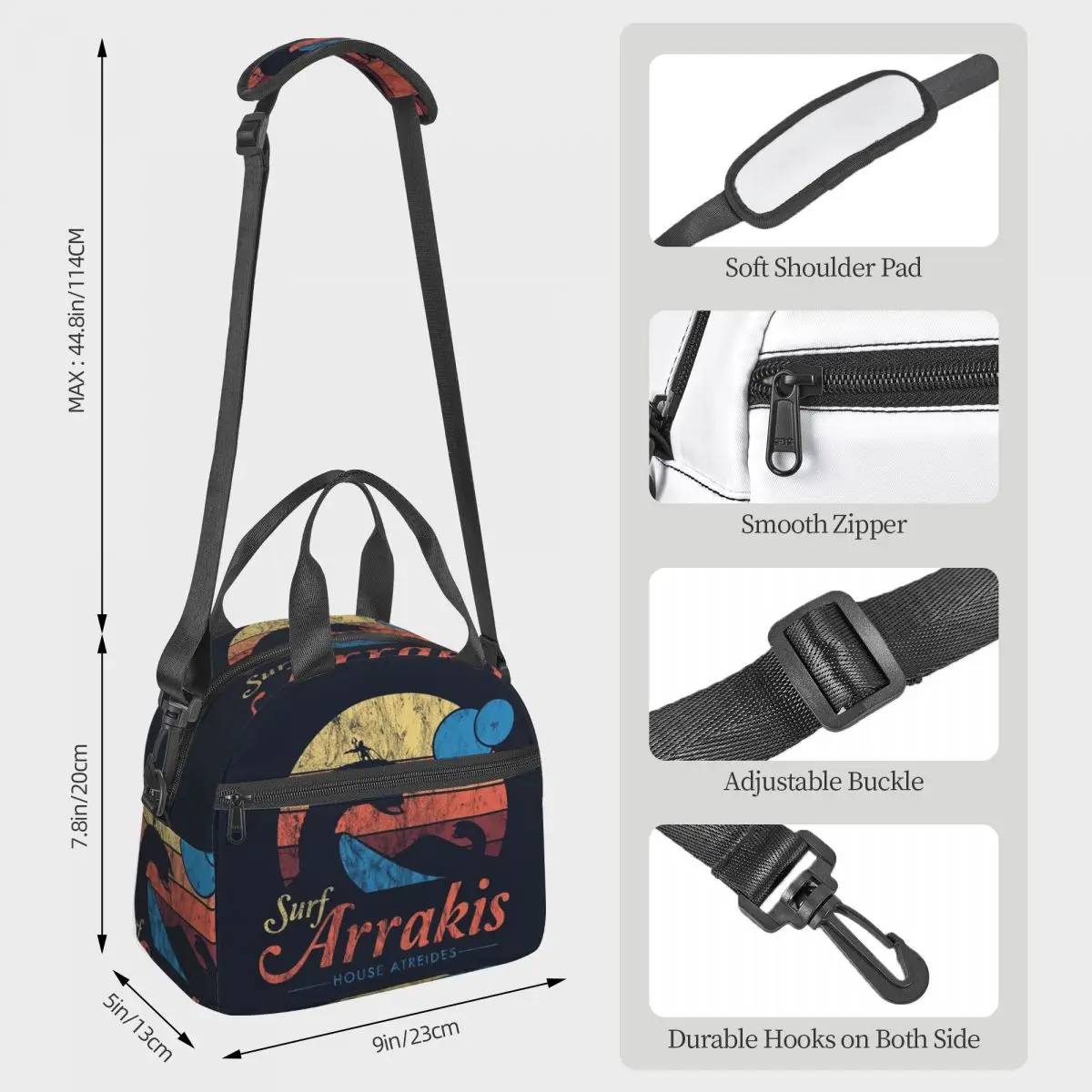 حقيبة غداء معزولة من فيزيت أرا - مراجعة Women Bags Dune وسعره