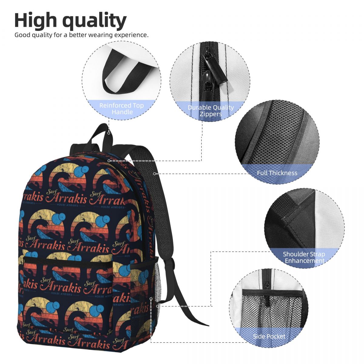 حقيبة ظهر Visit Arrakis Distre - مراجعة Women Bags Dune وسعره