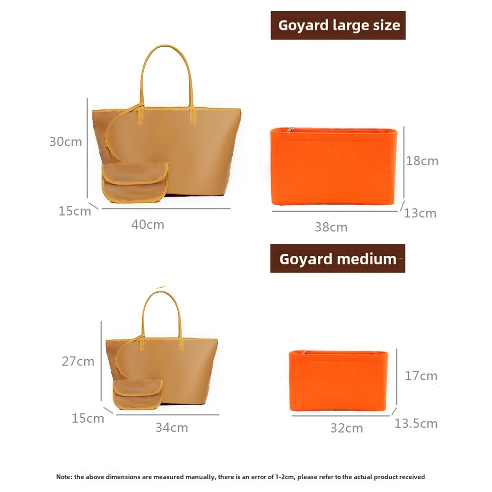حقيبة إدراج من اللباد منظم مست - مراجعة Women Bags Goyard وسعره