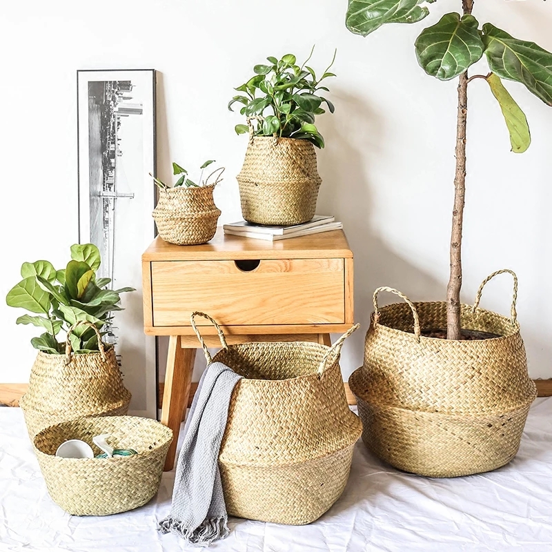 Zerolife الأعشاب البحرية سلة خ - مراجعة Basket Bag Wicker وسعره