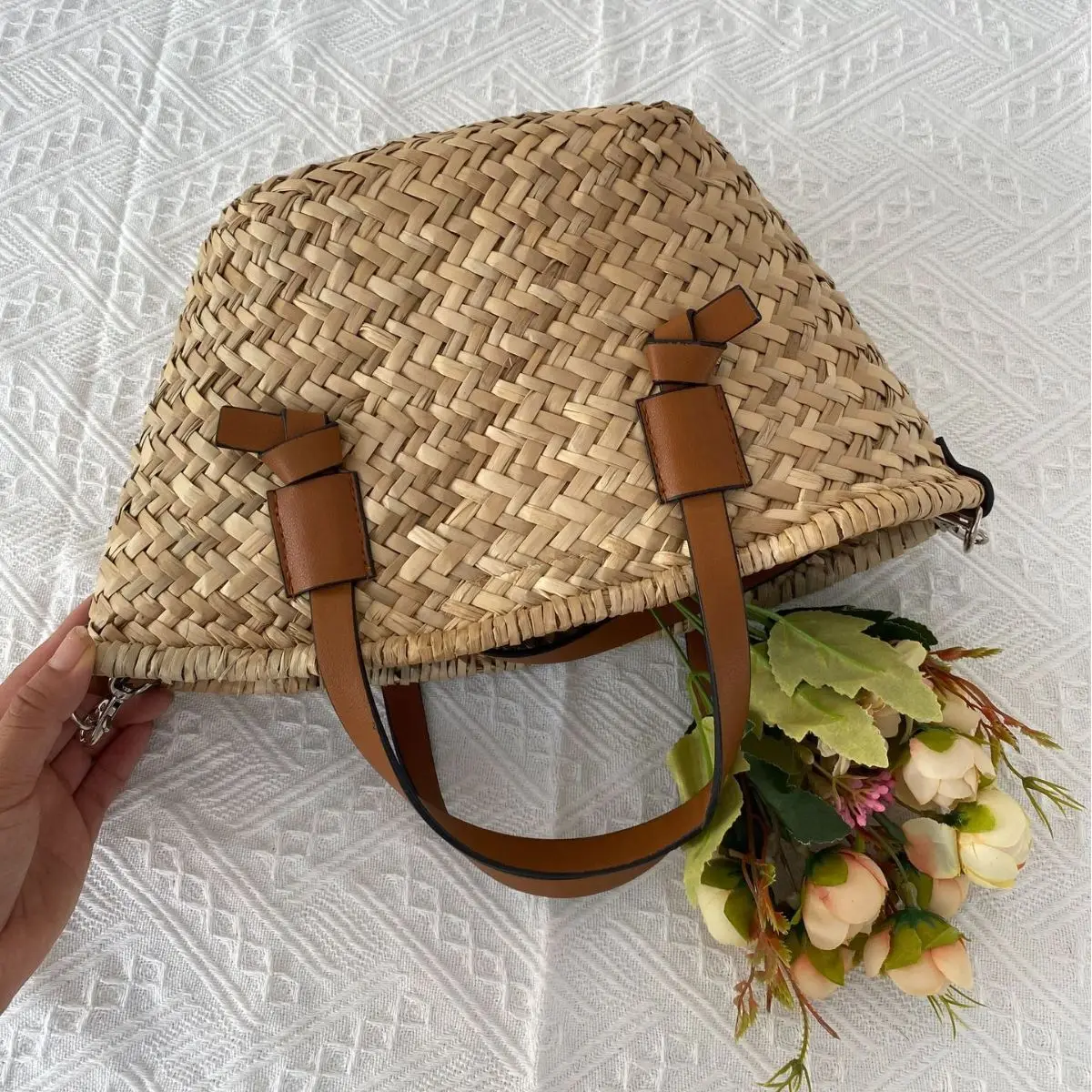 البوهيمي القش سلة حقيبة للنساء - مراجعة Basket Bag Wicker وسعره