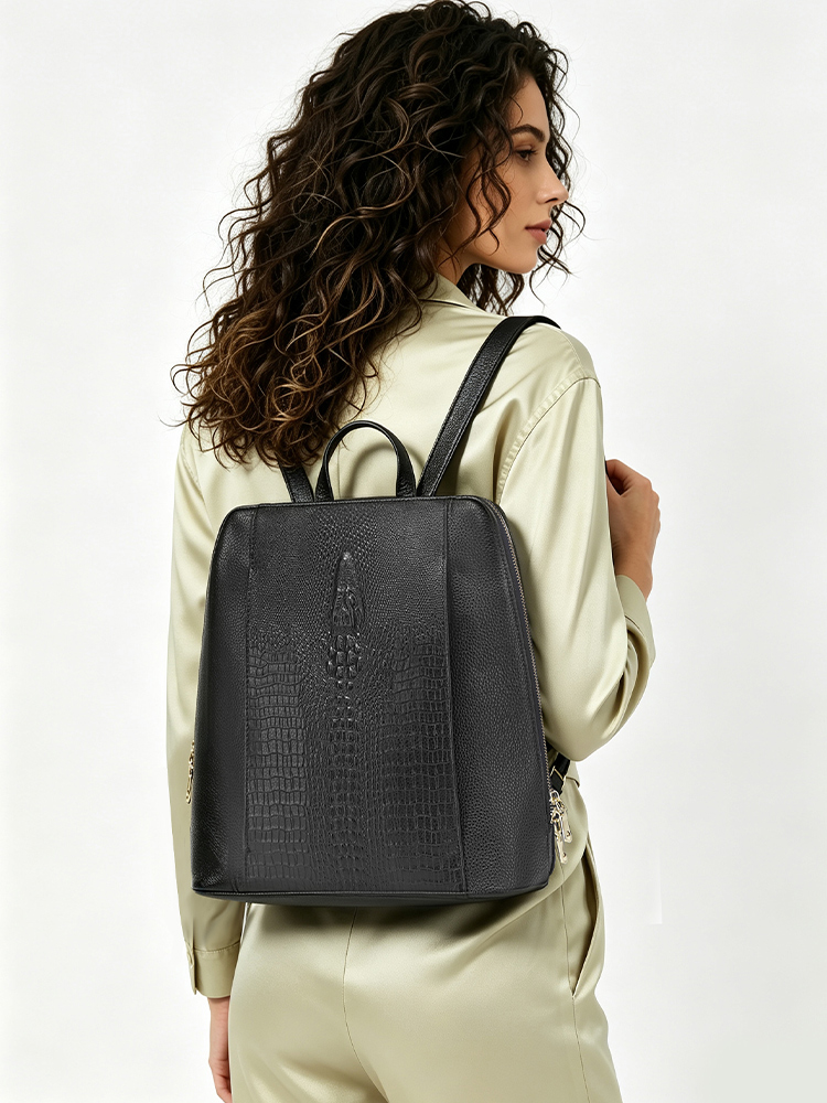 حقيبة ظهر نسائية من جلد التمسا - مراجعة Women Bags For Work وسعره